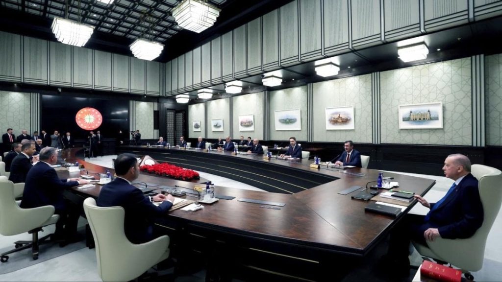 Kabine toplantısı başladı