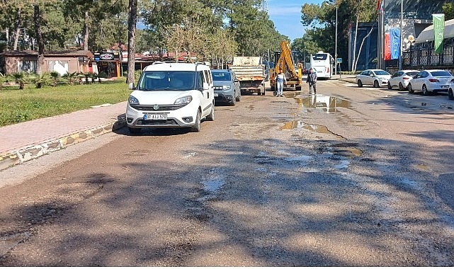 Kemer’de altyapı çalışmaları