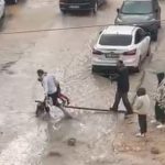 Mardin’de sağanak yağış: Cadde ve sokaklar göle döndü