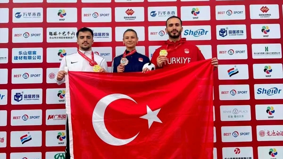Milli karateciler, Çin’de 2 altın, 1 bronz madalya kazandı