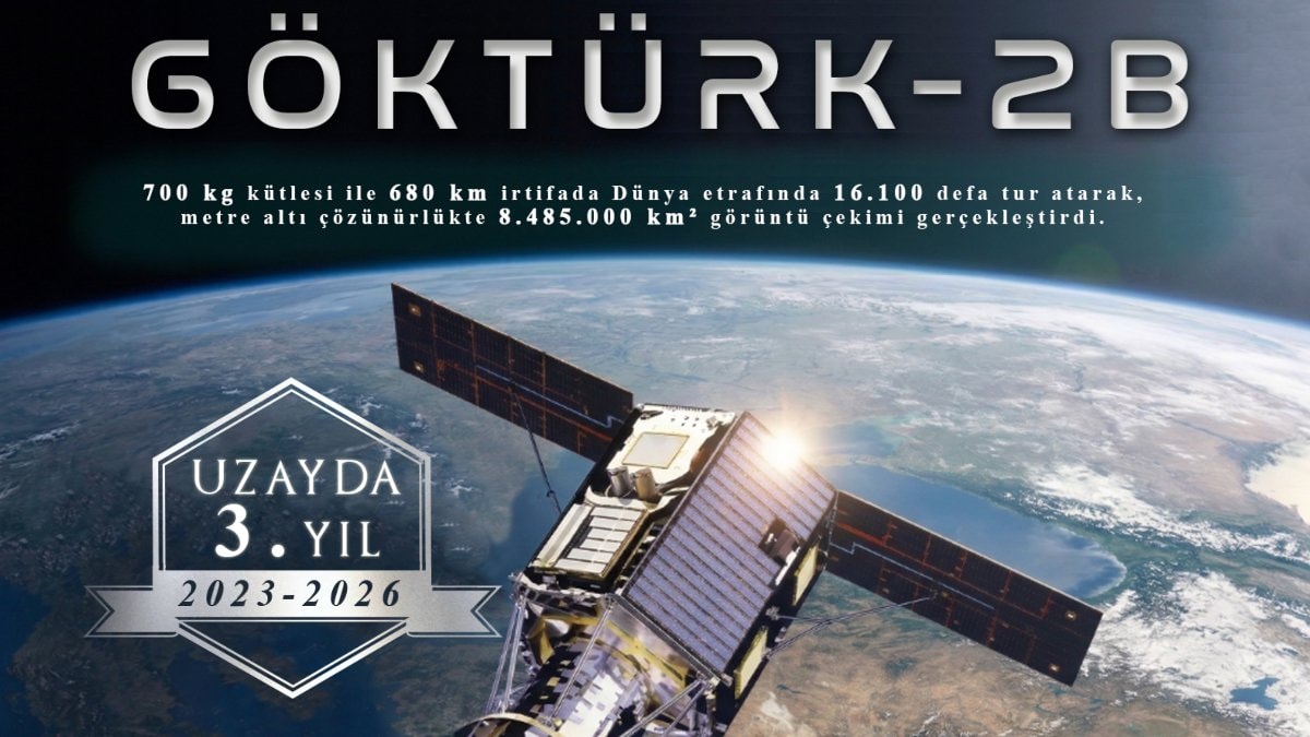 MSB paylaştı: Göktürk-2B uydusundan Ağrı Dağı