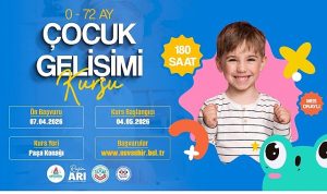 Nevşehir Belediyesi’nde “0-72 Ay Çocuk Gelişimi” Kursu Açılacak