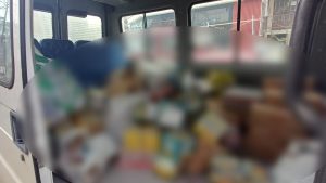 Ordu’da bir markette yapılan incelemede 4 kamyonet dolusu ürüne el konuldu