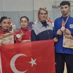 Seferihisar’ın ‘Altın Çocukları’ Avrupa yolunda kürsüyü bırakmıyor