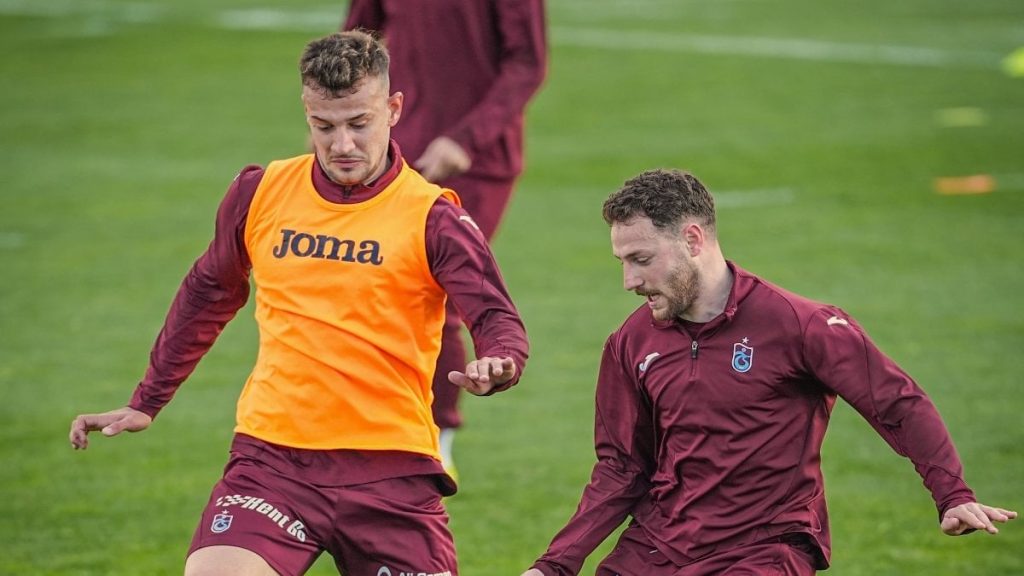 Trabzonspor, Galatasaray maçının hazırlıklarını sürdürdü