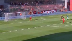 Trendyol 1. Lig’de olay pozisyon: Hamza Akman boş kaleye golü atamadı