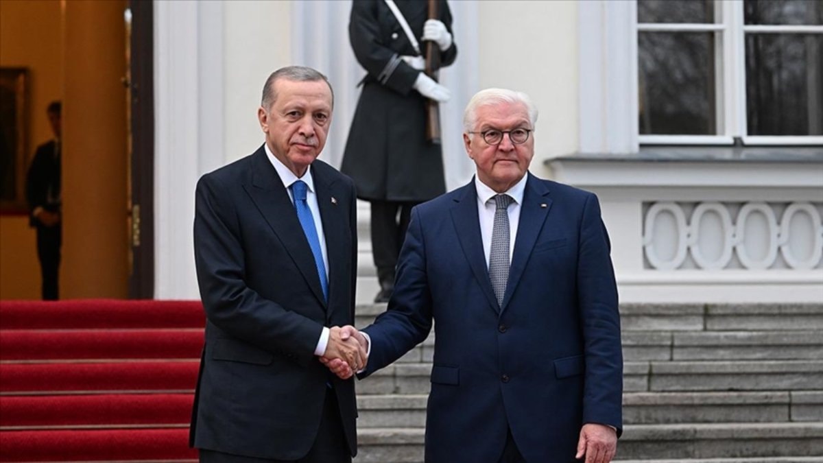 Cumhurbaşkanı Erdoğan, Almanya Cumhurbaşkanı ile görüştü