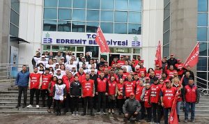 Edremit’te 1 Mayıs coşkuyla kutlandı