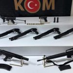 Elazığ’da 8 ruhsatsız silah ele geçirildi