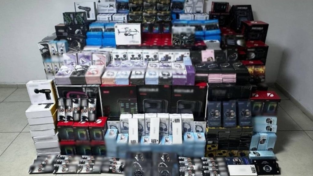 Gaziantep’te 3 milyon liralık elektronik ürün ele geçirildi