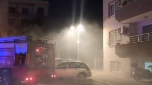 Hatay’da binanın bodrum katında korkutan yangın