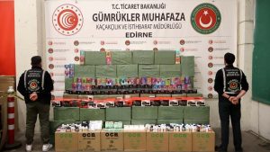Kapıkule Gümrük Kapısı’nda 33,1 milyon liralık kaçak eşya yakalandı