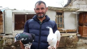 Kayseri’de güvercin sevgisini işe çevirdi
