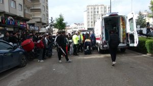 Kilis’te motosikletin çarptığı baba ve bebeği yaralandı