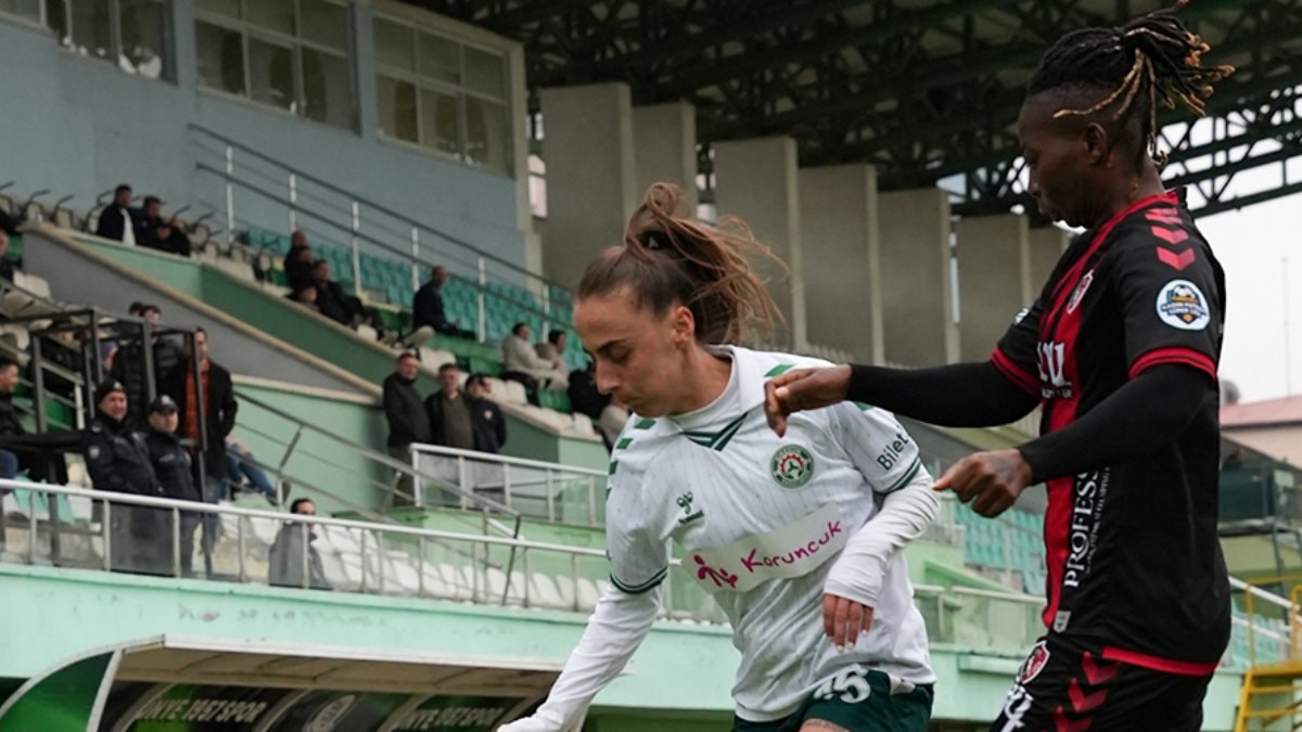 Ünye Kadın SK ile Giresun Sanayispor yenişemedi